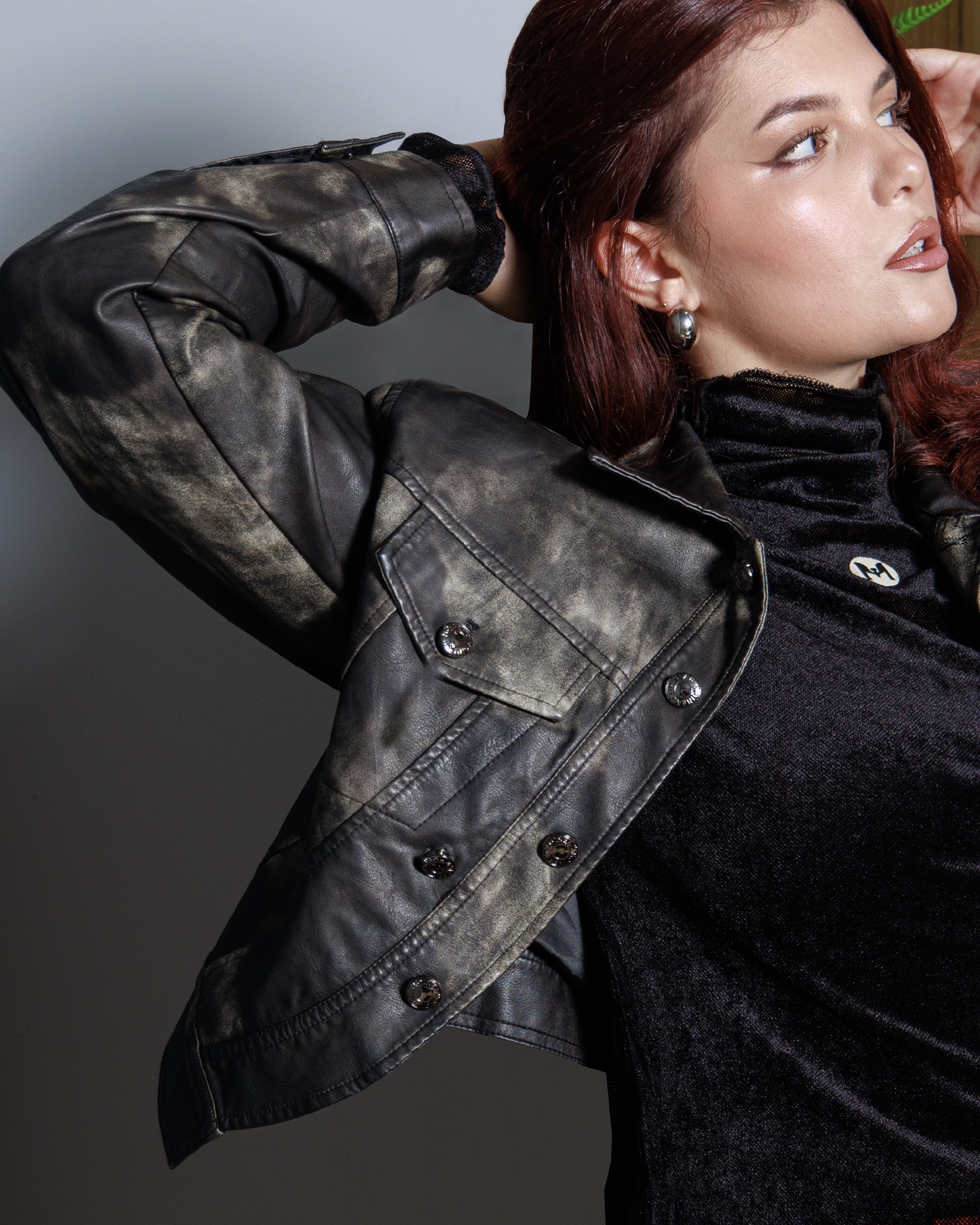 Leather jacket