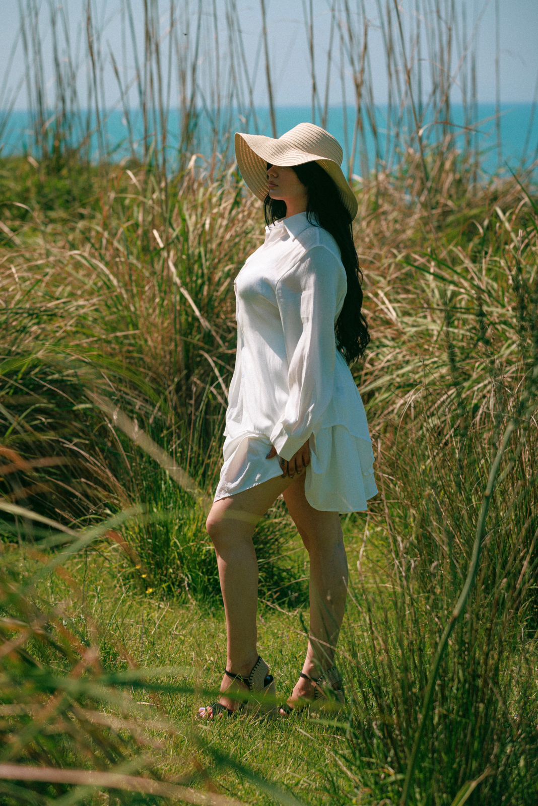 Shirt with skirt